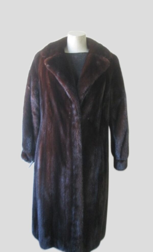 Mink Fur Coat Jacket SUPERB Sz 8/10 Natural Dark Ranch