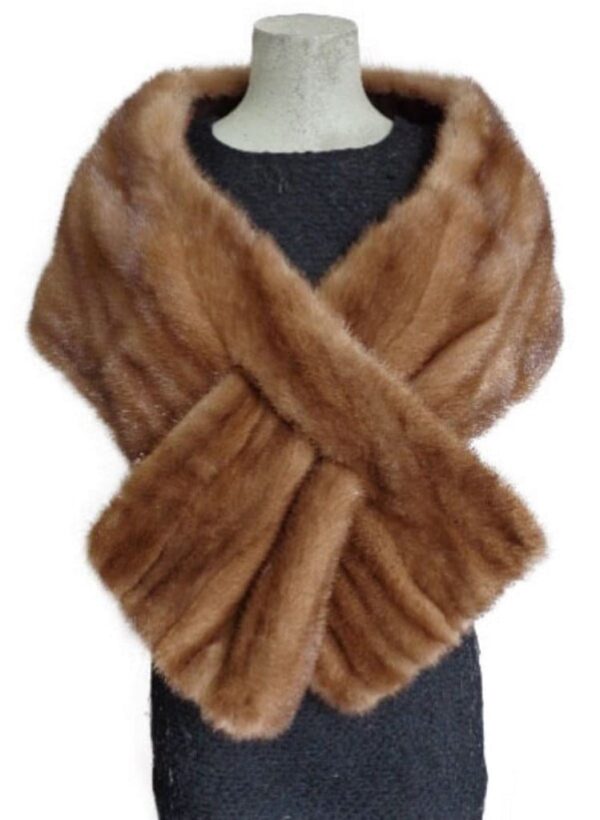 Showroom New Mink Fur Cape Shawl Stole Wrap Cape WEDDING