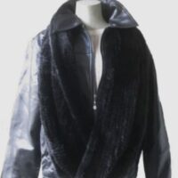 Knitted Mink Fur Tube Infinity Wrap Scarf Neck Warmer