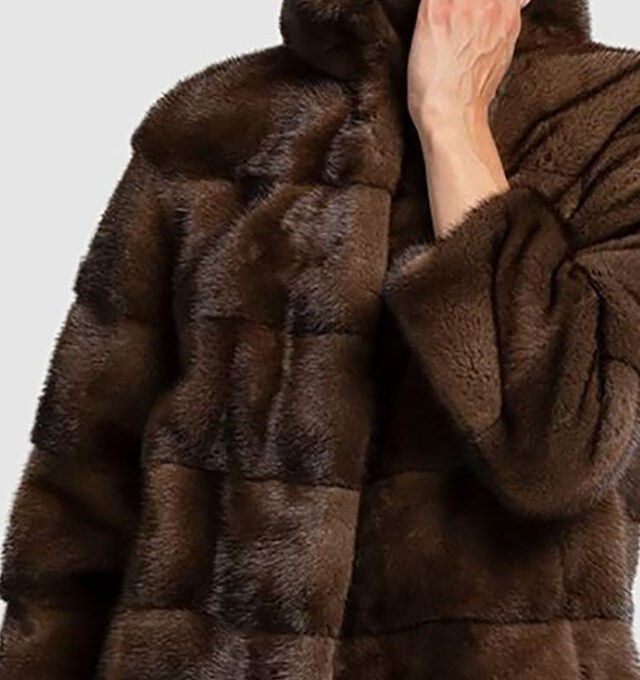 Mink Fur Bolero Jacket Coat Sale Natural Demi-Buff