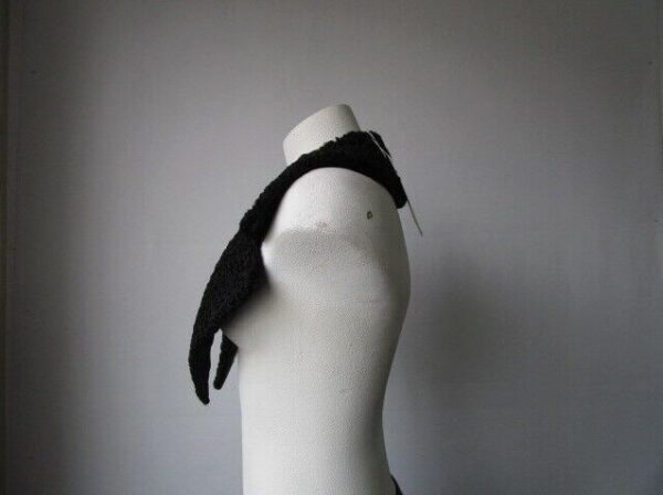 Black Persian Lamb Fur Collar - Image 3