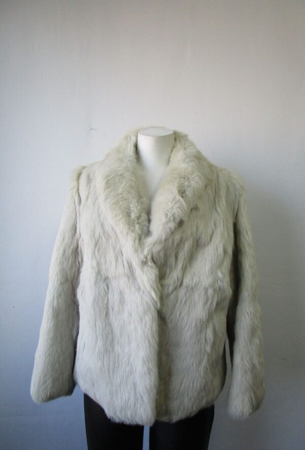 Women's Sz 6 Rabbit Fur Coat Jacket MINT+ Woman - Image 2