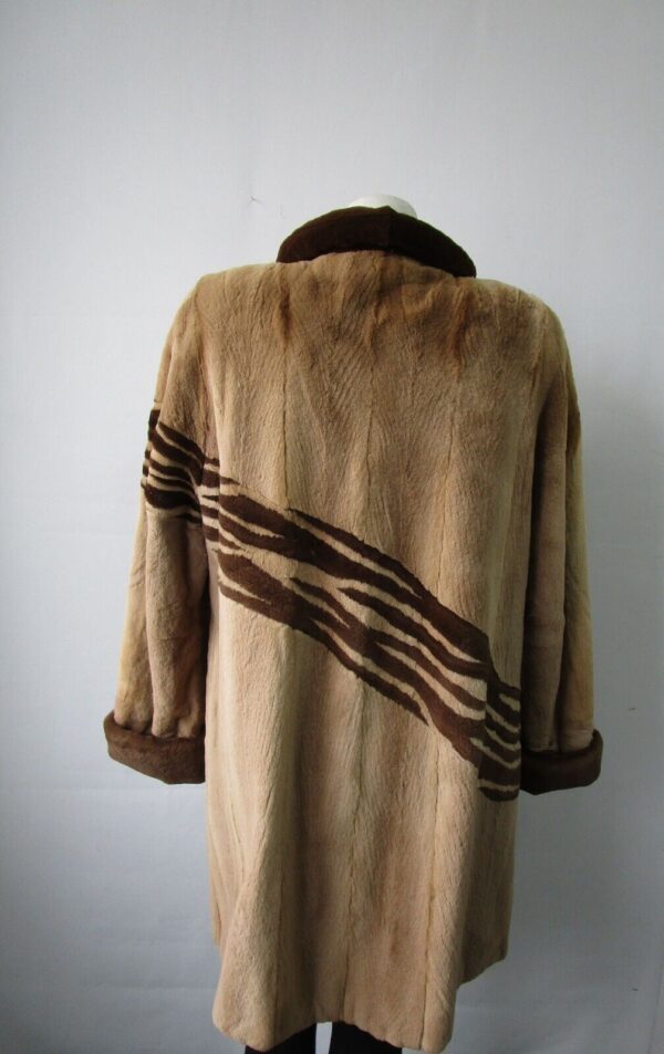 Women's Sz 6 SUPERB Sheared Mink Fur Coat Jacket Woman - Image 5