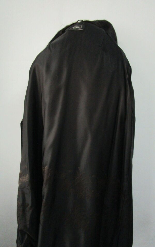 Women's Sz 14 Dark Ranch Mink Fur Jacket Coat Woman MINT+ - Image 5