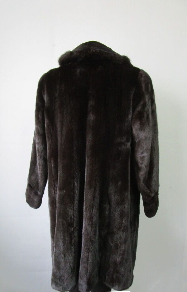 Women's Sz 10 Canadian Sheared Mink Fur Coat Jacket Superb Woman - Image 5