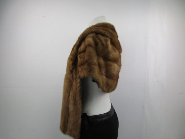 Women's MINT Real Mink Fur Stole Wrap Cape WEDDING SALE Woman - Image 3