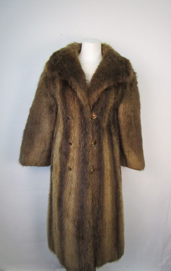 Women's Sz 6 Beaver Fur Coat Jacket MINT Woman