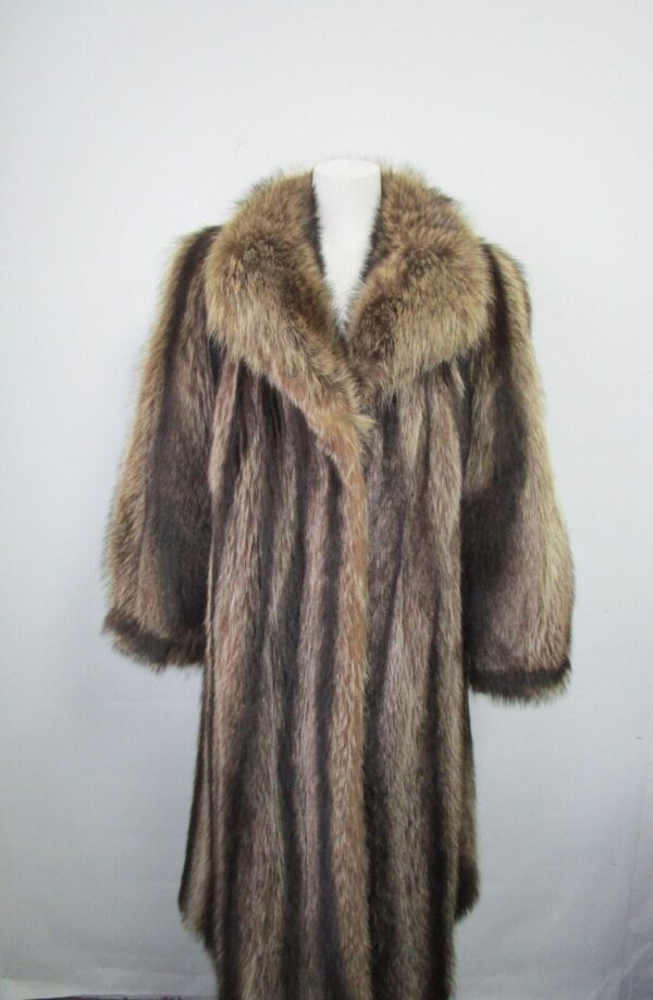 Women's Sz 10 Raccoon Fur Coat Jacket MINT+ SALE Woman