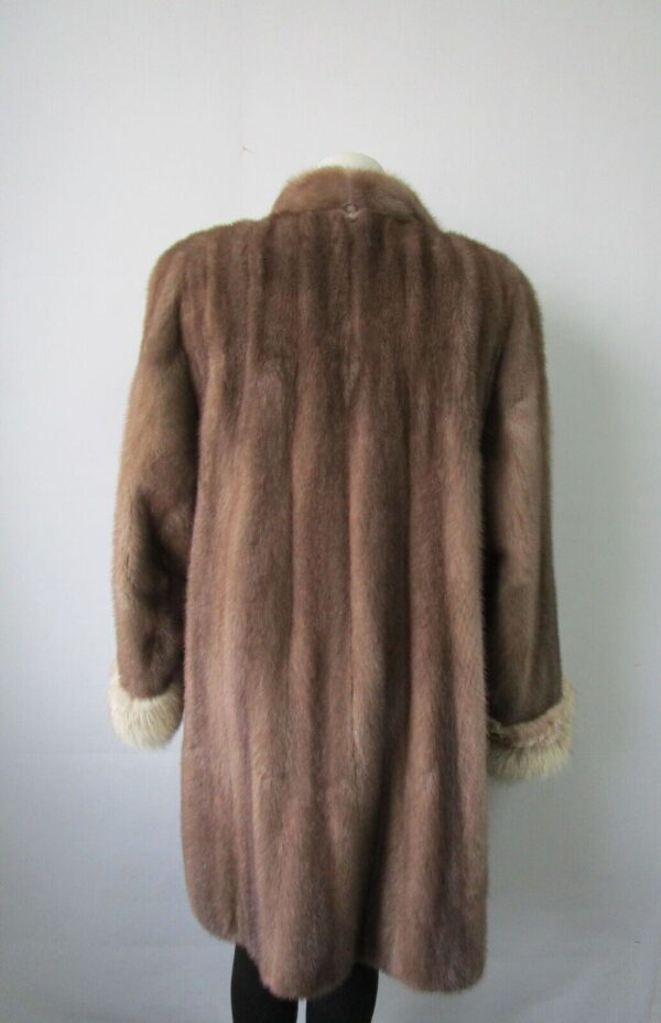 Women's Sz 10 Mink Fur Coat Jacket Fox Fur MINT+ Women - Image 5