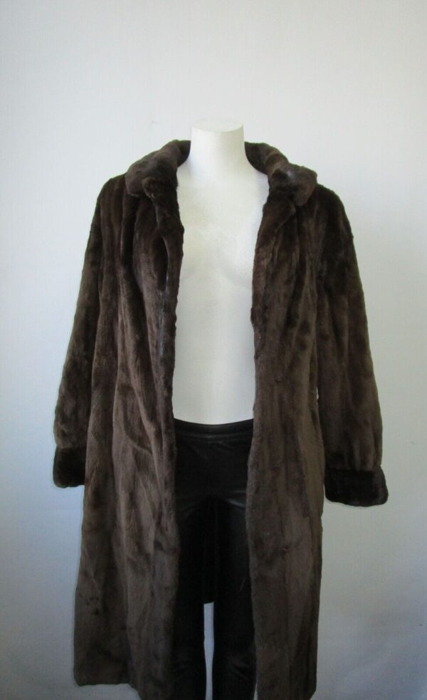 Women's Sz 8 Sheared Canadian Mink Fur Coat Jacket MINT+ Woman - Image 2