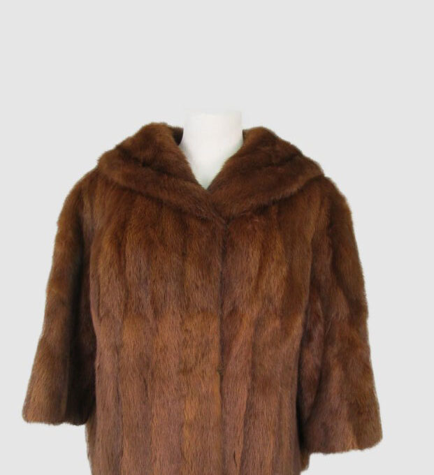 Mink Fur Coat Jacket Bolero MINT Woman Women's Sz 6