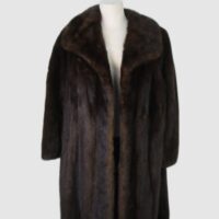 Mink Fur Jacket Coat MINT+ Woman Women's Sz 10/12 Natural Dark Ranch
