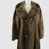 Beaver Fur Jacket Coat MINT MEN Man Sz S 36