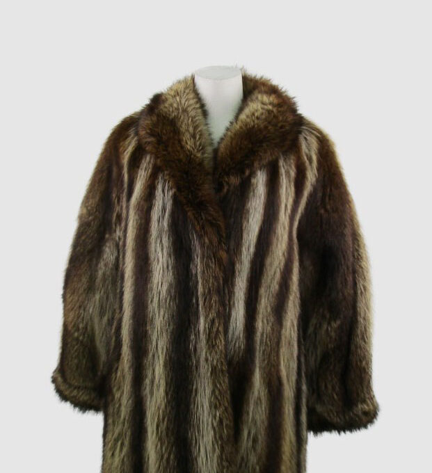 Raccoon Fur Jacket Coat MINT+ Women's Sz 6