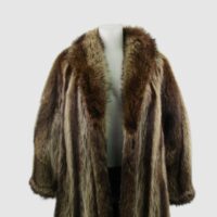Raccoon Fur Jacket Coat MINT+ Women's Sz 6