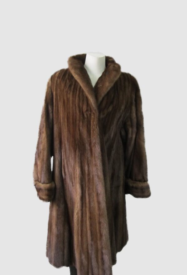 Mink Fur Coat Jacket EXCELLENT Women's Sz 8 Female American Legend