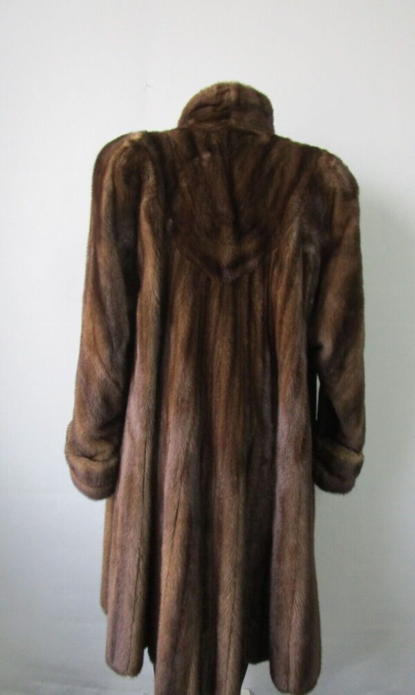 Women's Sz 8 Female American Legend Mink Fur Coat Jacket EXCELLENT - Image 2