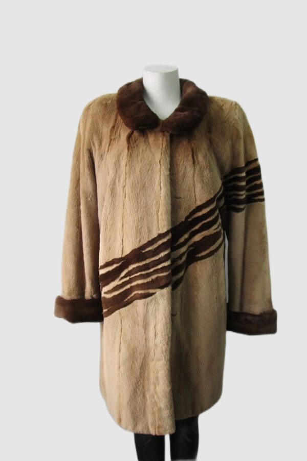 Sheared Mink Fur Coat Jacket Women's Sz 6 SUPERB