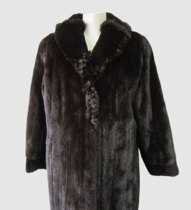 Sheared Mink Fur Coat Jacket Superb Woman Women's Sz 10 Canadian