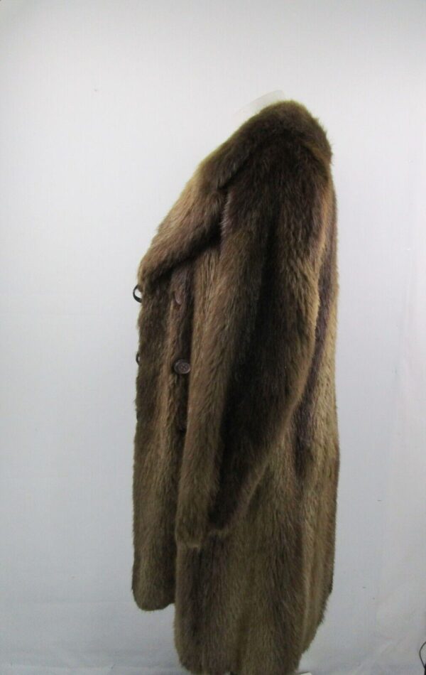 Men's Sz S 36 Beaver Fur Jacket Coat MINT MEN Man - Image 3