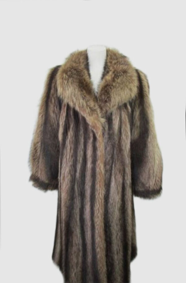 Raccoon Fur Coat Jacket MINT+ Woman Women's Sz 10