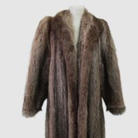 Raccoon Fur Coat Jacket MINT+ Women's Sz 6