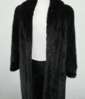 Mink Fur Coat Jacket Woman MINT Women’s Sz 10 Natural Black
