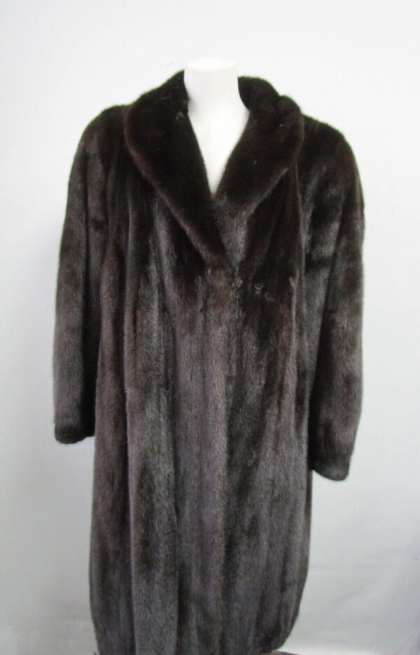 Women's Sz 16 XL Canadian Mink Fur Coat Jacket MINT+ Woman - Image 2