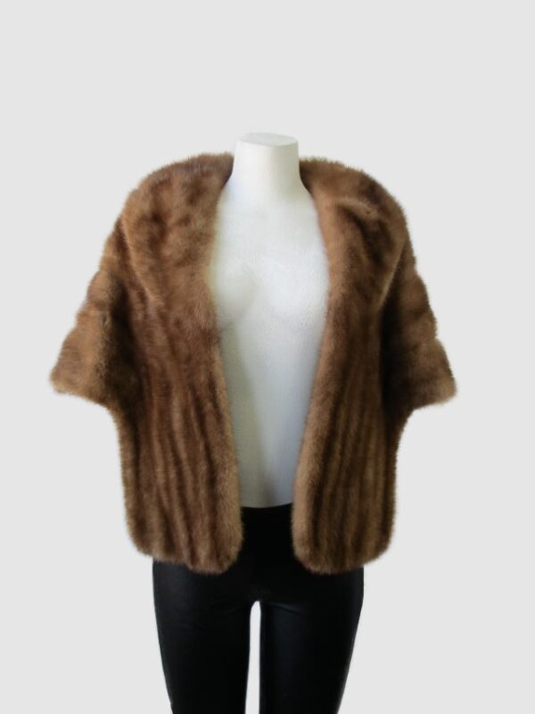 Mink Fur Stole Cape Wrap MINT Woman Women's Women's Wedding