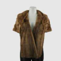 Mink Fur Stole Wrap Cape WEDDING Women's MINT