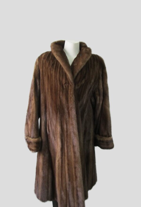 Mink Fur Coat Jacket EXCELLENT Women's Sz 8 Female American Legend