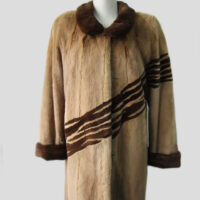 Sheared Mink Fur Coat Jacket Women's Sz 6 SUPERB