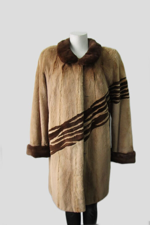 Sheared Mink Fur Coat Jacket Women's Sz 6 SUPERB