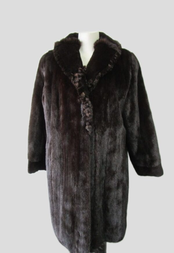 Sheared Mink Fur Coat Jacket Superb Woman Women's Sz 10 Canadian