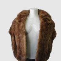 Mink Fur Cape Shawl Stole Wrap Cape MINT Wedding Woman Women's