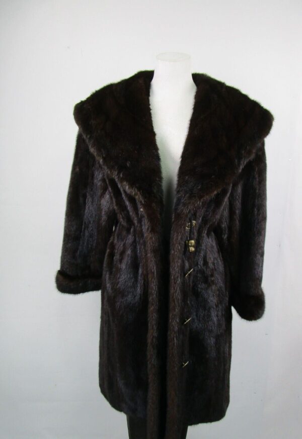 Women's Sz 10 Mink Fur Coat Jacket MINT+ Woman