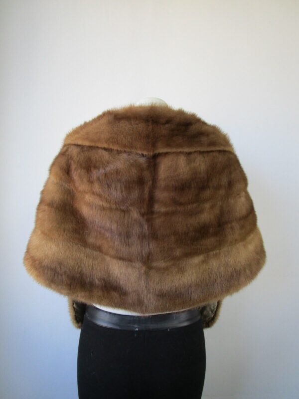 Women's Real Mink Fur Stole Cape Wrap MINT Woman - Image 3