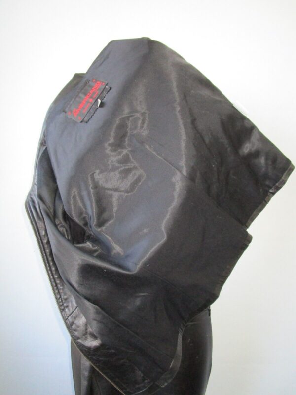 Women's Sz XS Black Genuine Leather Jacket MINT+ Woman - Image 5