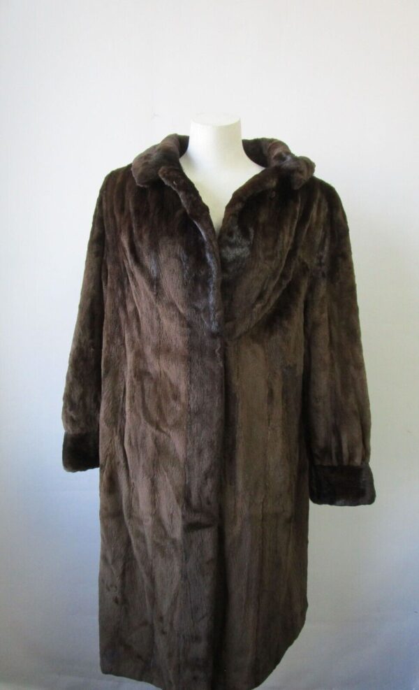 Women's Sz 8 Sheared Canadian Mink Fur Coat Jacket MINT+ Woman