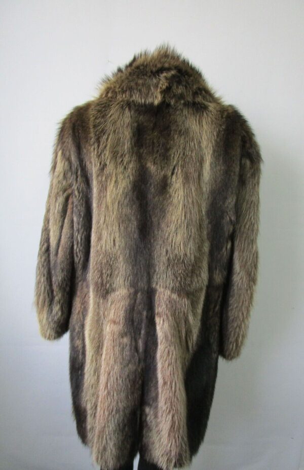 Men's Sz 44 / 46 Raccoon Fur Coat Jacket MINT MEN Man - Image 3