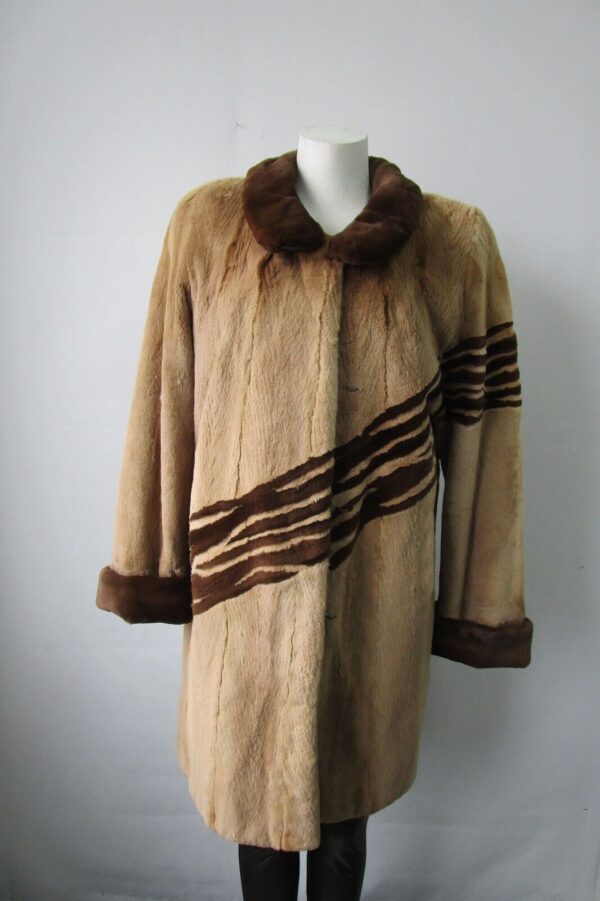 Women's Sz 6 SUPERB Sheared Mink Fur Coat Jacket Woman