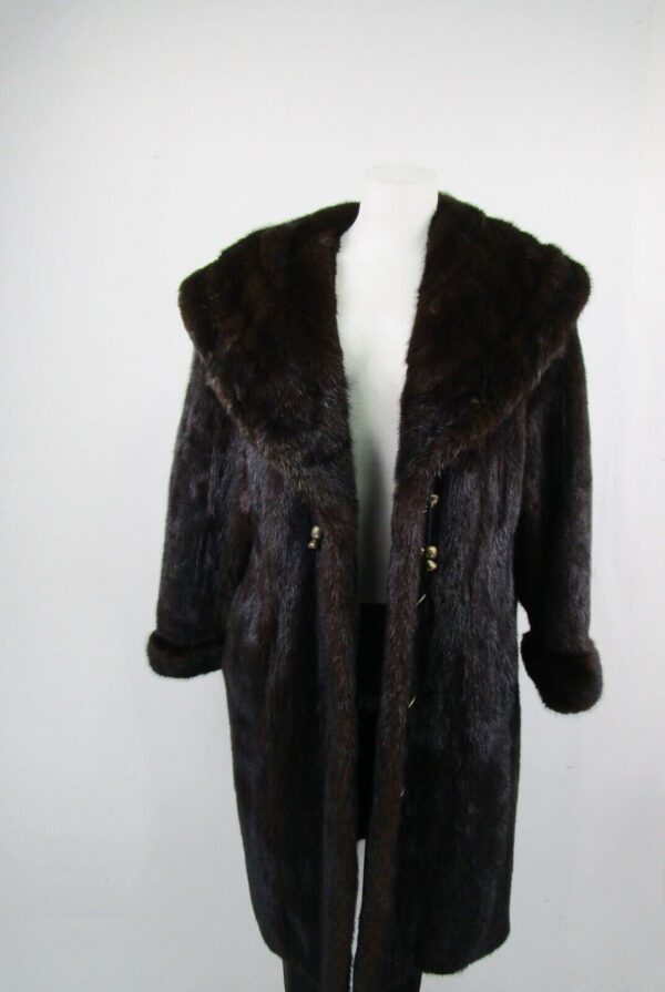 Women's Sz 10 Mink Fur Coat Jacket MINT+ Woman - Image 2