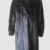 Mink Fur Coat Jacket MINT Women’s Sz 12 Dark Ranch Mink