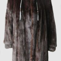 Mink Fur Coat Jacket Canadian Dark Ranch MINT+ Women’s Sz 10
