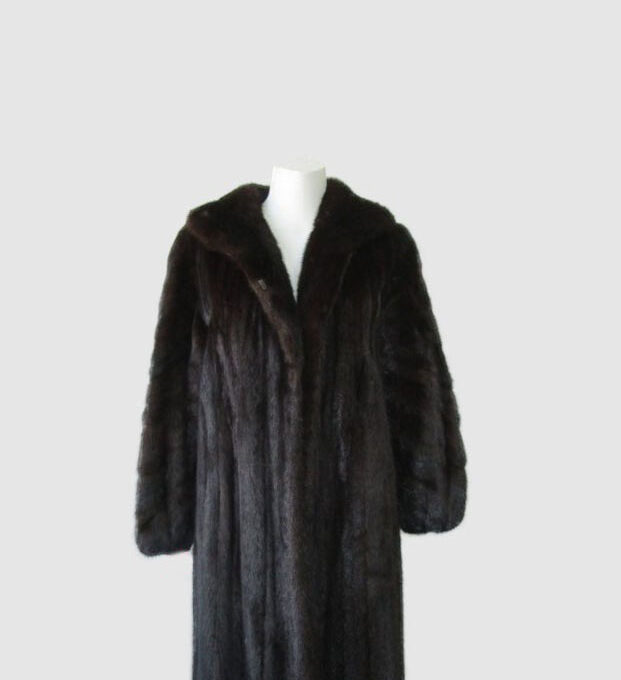 Mink Fur Coat Jacket Women's Sz 8 FEMALE CANADA MAJESTIC Superb