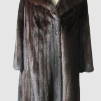 Mink Fur Coat Jacket Women's Sz 10 MINT+