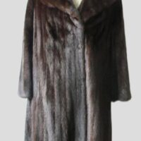 Mink Fur Coat Jacket Women's Sz 10 MINT+