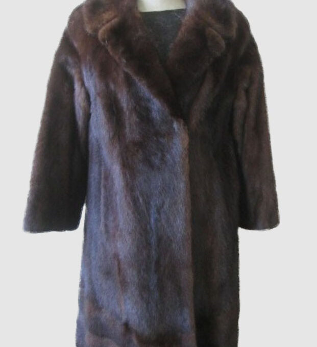 Mink Fur Coat Jacket Women’s Sz 8 Canadian Mink Pristine