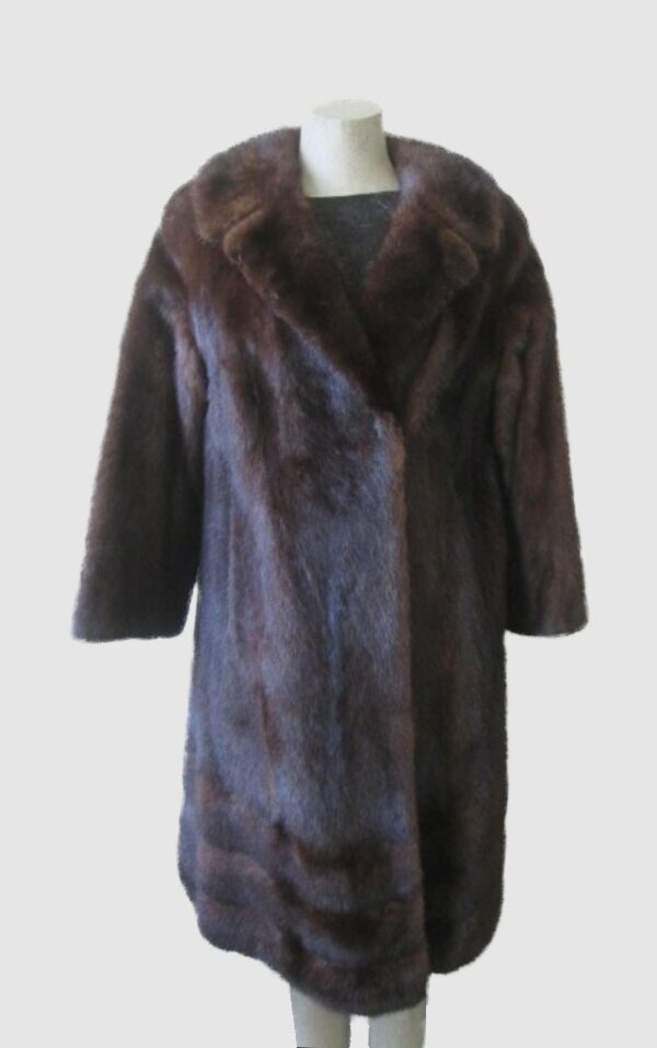 Mink Fur Coat Jacket Women’s Sz 8 Canadian Mink Pristine