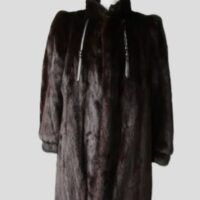 Mink Fur Coat Jacket Canadian Dark Ranch MINT+ Women’s Sz 10